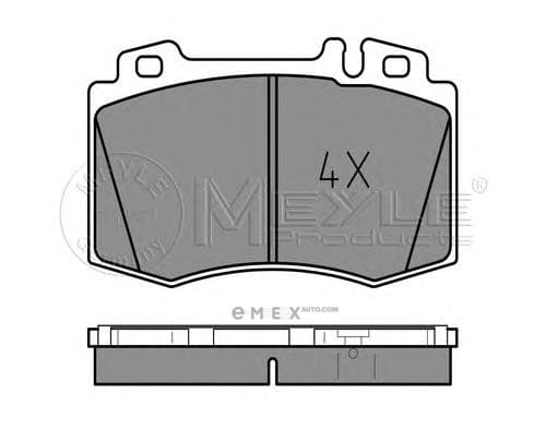 OEM PAD KIT, DISC BRAKE 0252327117