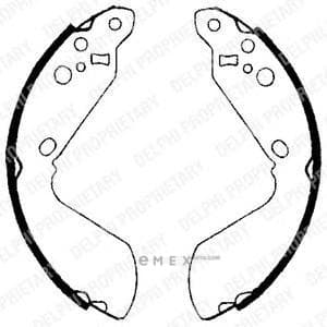 OEM BRAKE SHOE AXLE SET LS1651