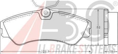 OEM PAD KIT, DISC BRAKE 36752