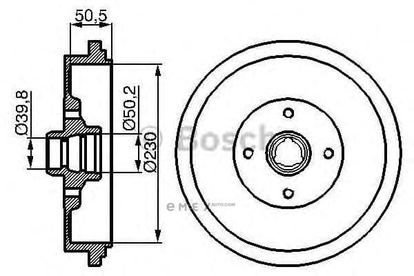 OEM BREMSTROMMEL 0986477042