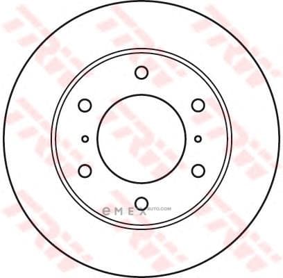 OEM BRAKE ROTOR DF4870