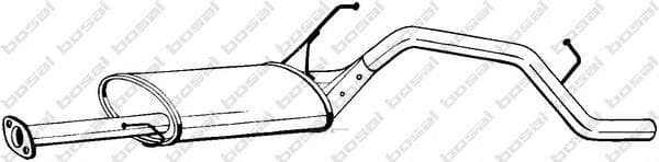 OEM EXHAUST PIPE, MUFFLER 284147