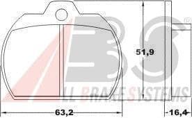 OEM Brake Pads/ABS 36086