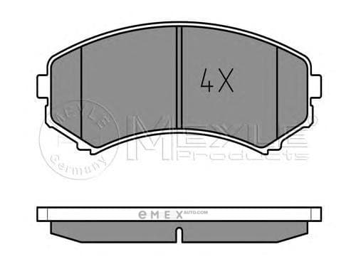 OEM Brake Pad Set, disc brake 0252348816W