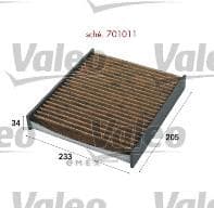 OEM FILTER ASSY, CABIN AIR 701011