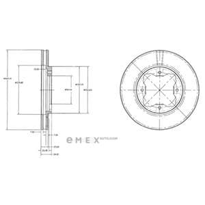 OEM BRAKE DISC (DOUBLE PACK) BG2798