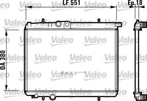 OEM RADIATOR ASSY, ENGINE COOLANT 732886