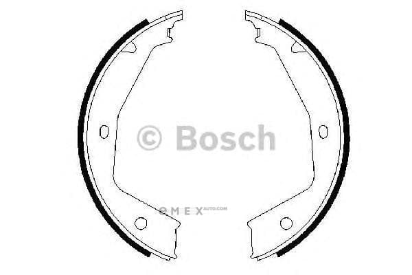 OEM BREMSBACKE 0986487606