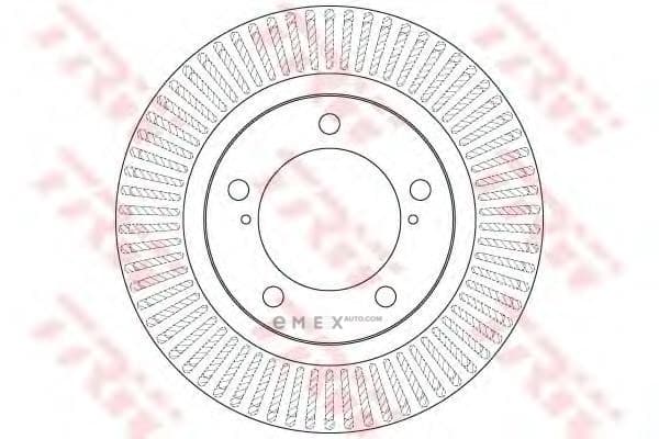 OEM BRAKE ROTOR DF6239S