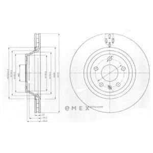 OEM BRAKE DISC (DOUBLE PACK) BG4090