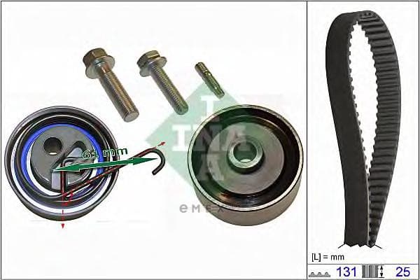 OEM TENSIONER ASSY, PULLEY 530033810