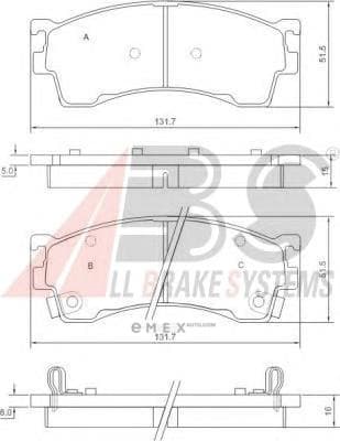 OEM Brake Pads/ABS 37187