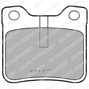 OEM BRAKE PAD AXLE SET LP991