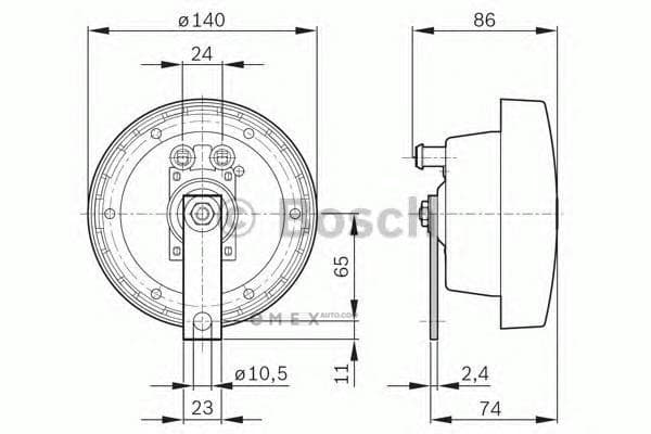 OEM HORN ASSY 0320223910