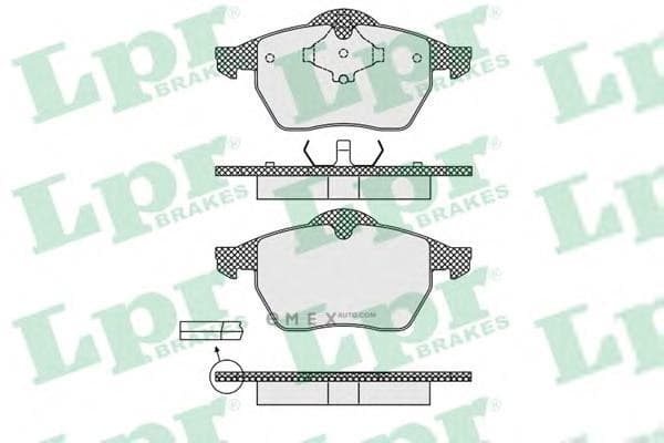 OEM PAD KIT, DISC BRAKE 05P639