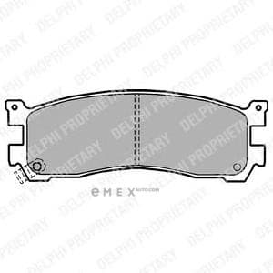 OEM BRAKE PAD AXLE SET LP1189