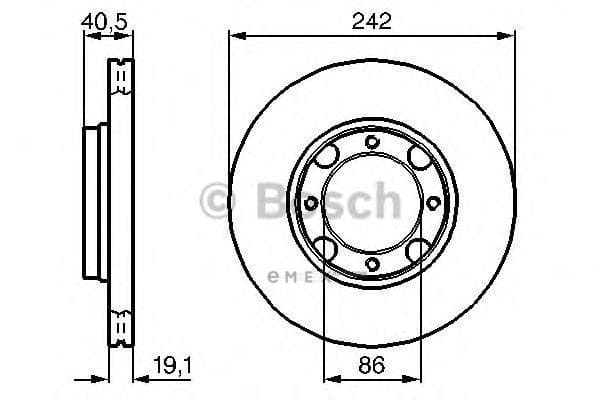 OEM BREMSSCHEIBE 0986478674