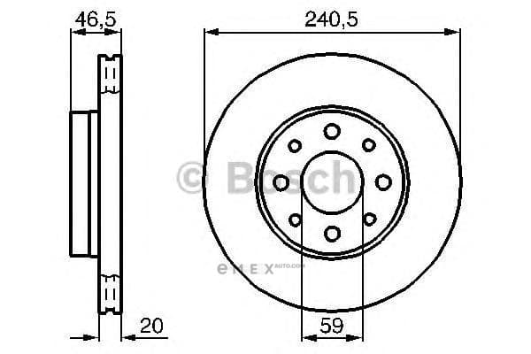 OEM BREMSSCHEIBE 0986478878