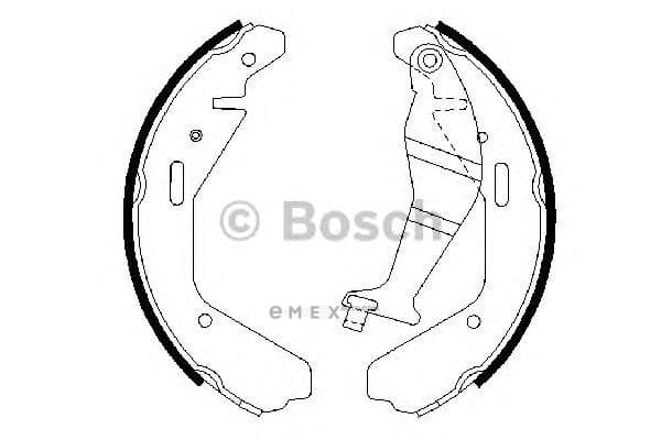 OEM BREMSBACKE 0986487707