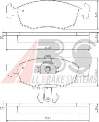 OEM Brake Pads/ABS 37286