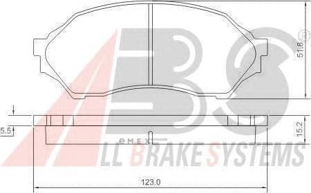 OEM Brake Pads/ABS 37186