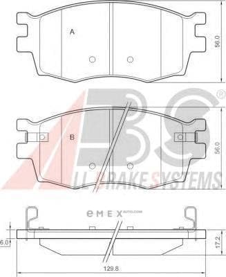 OEM Brake Pads/ABS 37520