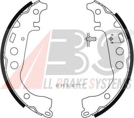 OEM Brake Shoes/ABS 9058