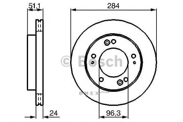 OEM BREMSSCHEIBE 0986479020