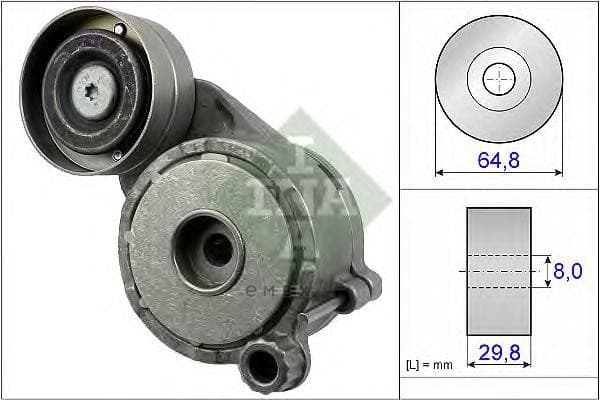 OEM TENSIONER ASSY, PULLEY 534050610