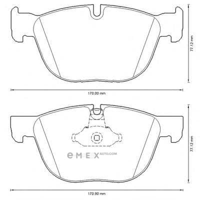 OEM PAD KIT, DISC BRAKE 573300J