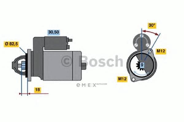 OEM ANLASSER I.A. 0986016240