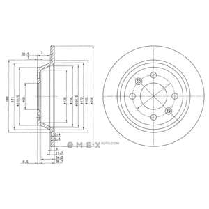 OEM BRAKE DISC (DOUBLE PACK) BG2420