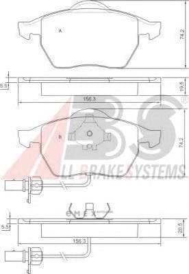 OEM Brake Pads/ABS 37239