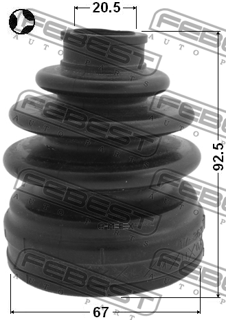 OEM DUST BOOT, KIT AXLE JOINT 3815A224