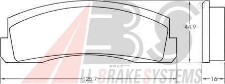 OEM Brake Pads/ABS 36136