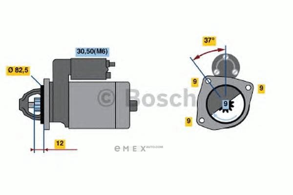 OEM ANLASSER I.A. 0986018450