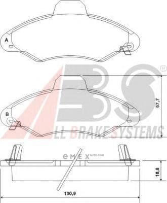 OEM Brake Pads/ABS 37127