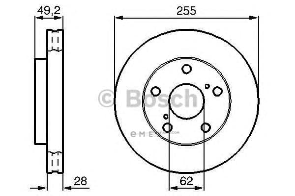 OEM BREMSSCHEIBE 0986478726