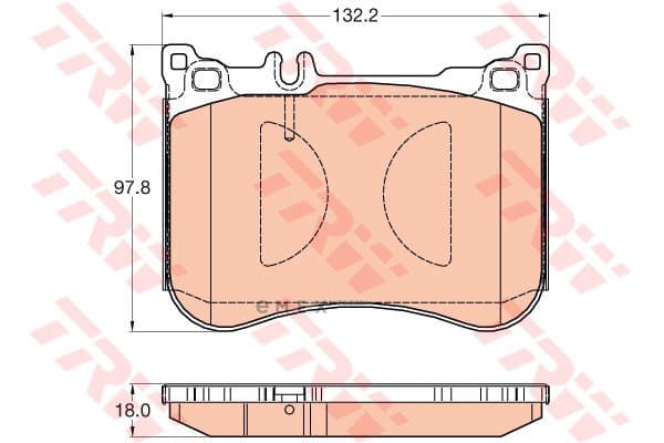 OEM PAD KIT, DISC BRAKE GDB2019