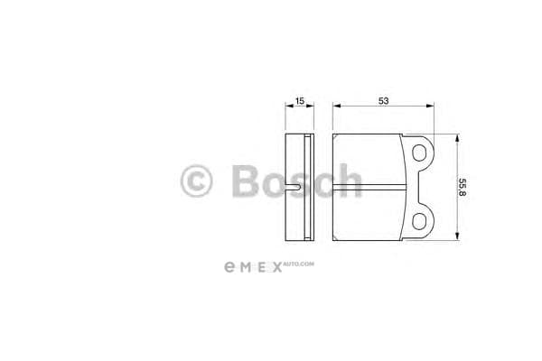 OEM SCHEIBENBREMSBELAG 0986460101