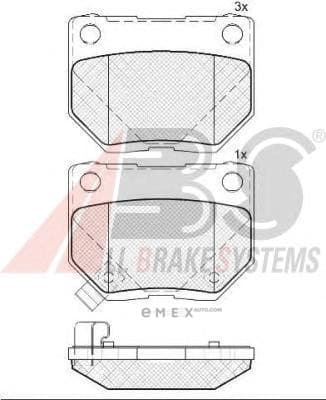 OEM Brake Pads/ABS 37661