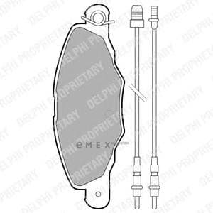 OEM BRAKE PAD AXLE SET LP1629