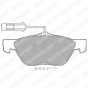 OEM BRAKE PAD AXLE SET LP1686