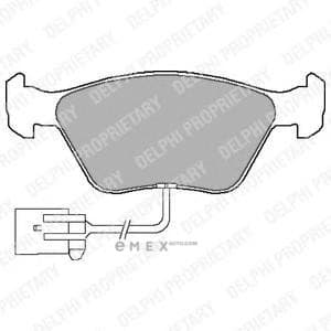 OEM BRAKE PAD AXLE SET LP1598