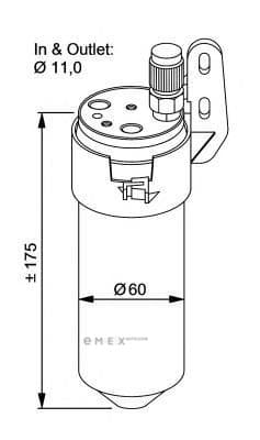 OEM RECEIVER TANK, AIR CONDITIONER 33200