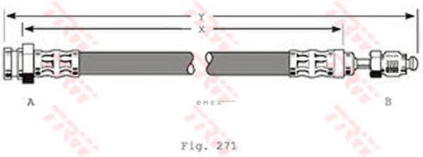 OEM HOSE ASSY, WINDSHIELD WASHER PHB343