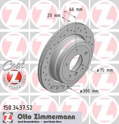 OEM BRAKE ROTOR 150343752