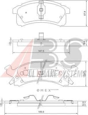 OEM Brake Pads/USA 38506