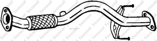 OEM EXHAUST PIPE, MUFFLER 750135