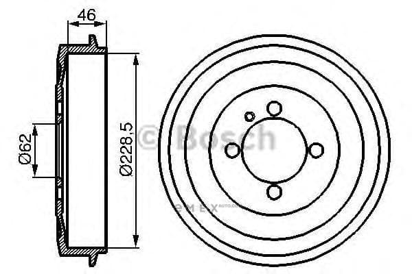 OEM BREMSTROMMEL 0986477039